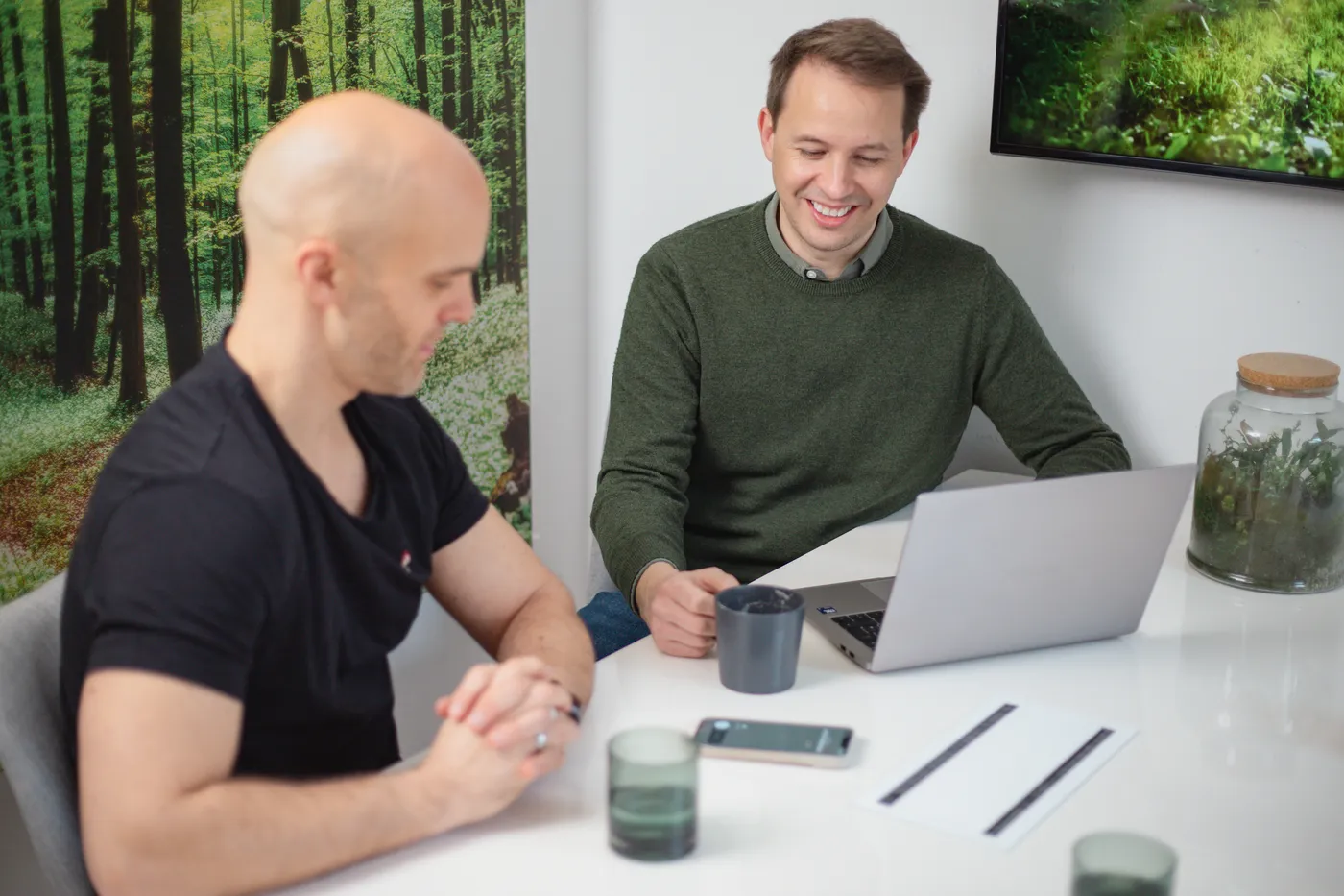 Beratungsgespräch zur neuen Website bei Vorländer & friends